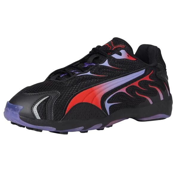 PUMA Mens Inhale Sneakers US 12 EU 46 Black Red Athletic Shoes NIB - Picture 2 of 12